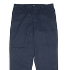 DICKIES Workwear Mens Trousers Blue Regular Straight W42 L32