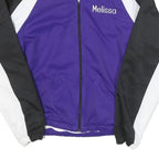 VARSITY SPIRIT Womens Purple & Black Cheer Jacket M Polyester Blend Zip Plain