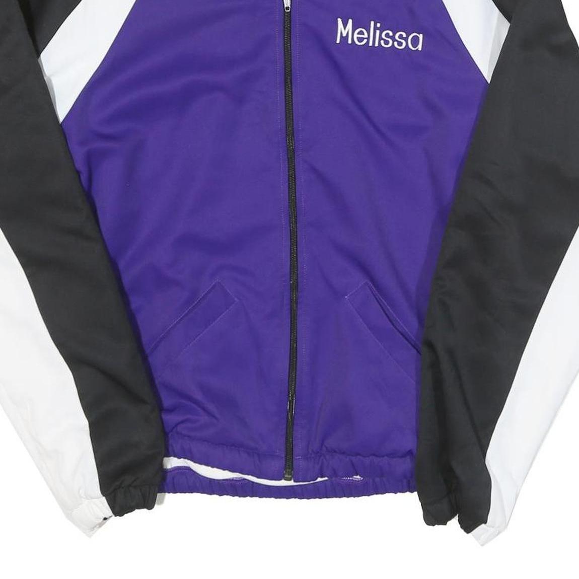 VARSITY SPIRIT Womens Purple & Black Cheer Jacket M Polyester Blend Zip Plain