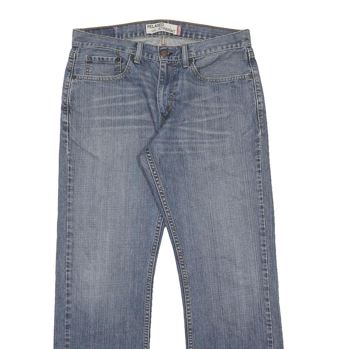 LEVI'S 559 Straight Mens Jeans Blue Relaxed Straight Denim Medium W33 L32 Casual