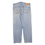 LEVI'S 505 Mens Jeans Blue Regular Straight Denim Medium W36 L30 Classic Zip