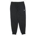 FILA Mens Joggers Black S W28 L28 Slim Tapered Cotton Blend Logo Casual Wear