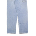 DICKIES Mens Relaxed Blue Denim Jeans W34 L34 Zip Pockets Casual Workwear