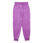 JUICY COUTURE Girls Joggers Purple Slim Tapered 7Y W20 L21 Velour Joggers