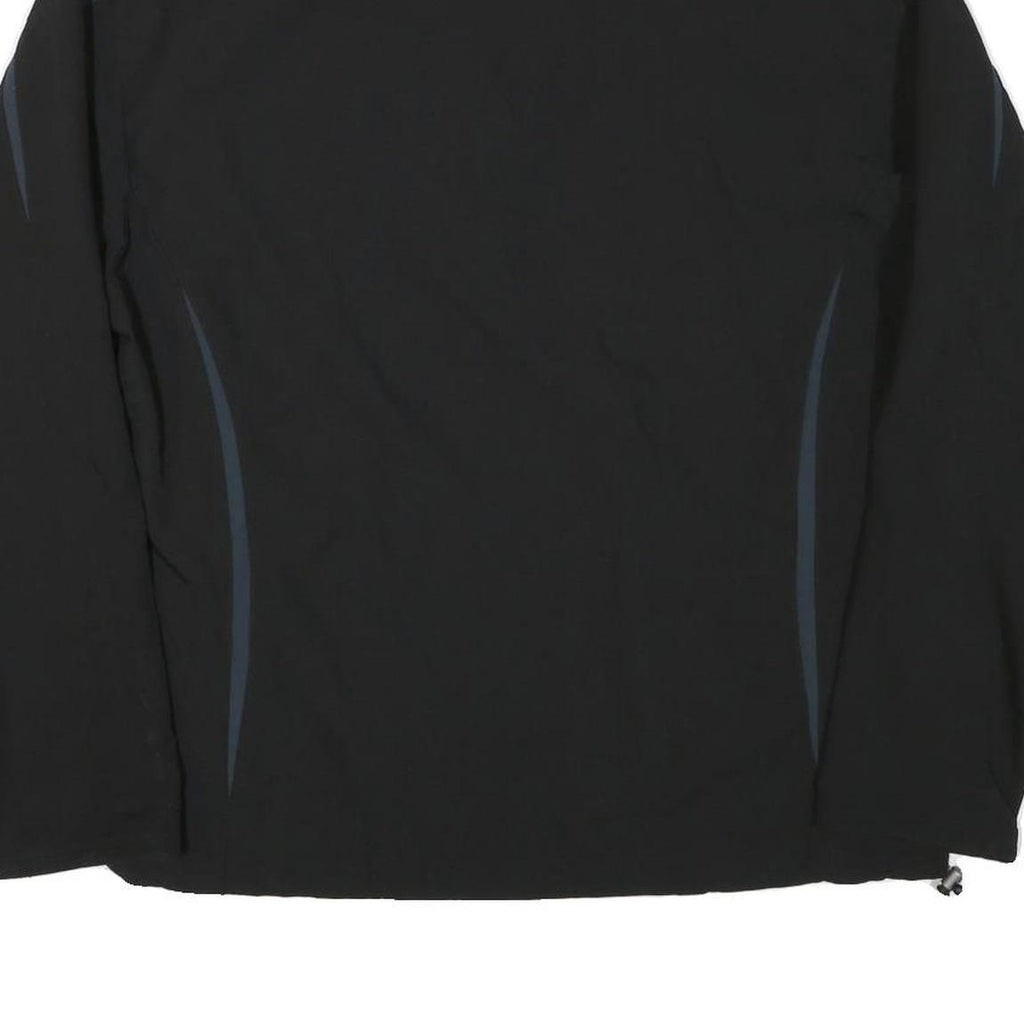 NEW BALANCE Mens Black & Grey Athletic Jacket L Polyester Blend Zip Sportswear