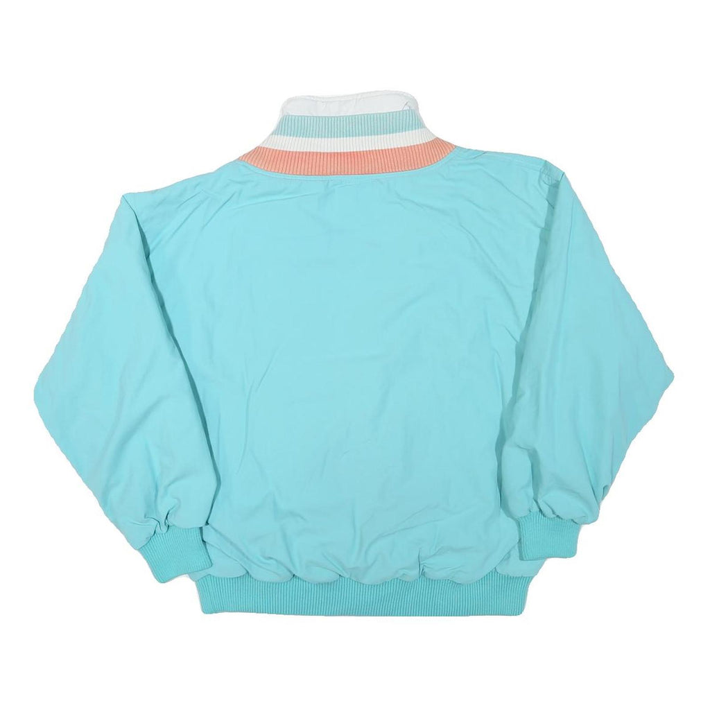 ODLO Womens Blue Zip Jacket L Polyester Blend Colourblock Casual Sport