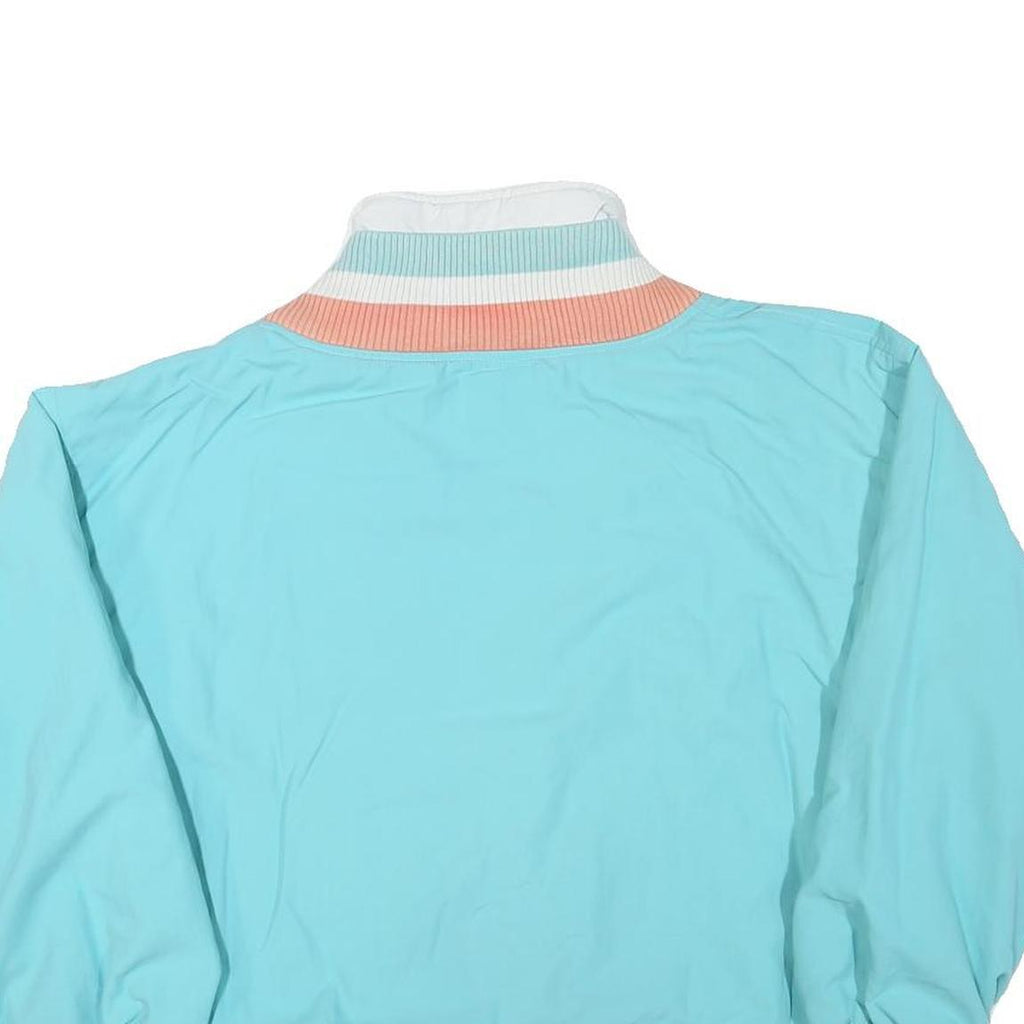 ODLO Womens Blue Zip Jacket L Polyester Blend Colourblock Casual Sport