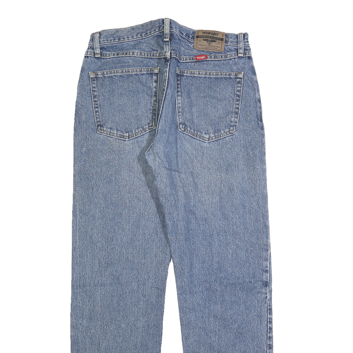 WRANGLER Mens Jeans Blue Regular Straight Denim Light W32 L33 Classic Fit