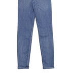LEE Womens Blue Slim Skinny Denim Light W26 L31 Cotton Blend Zip Jeans