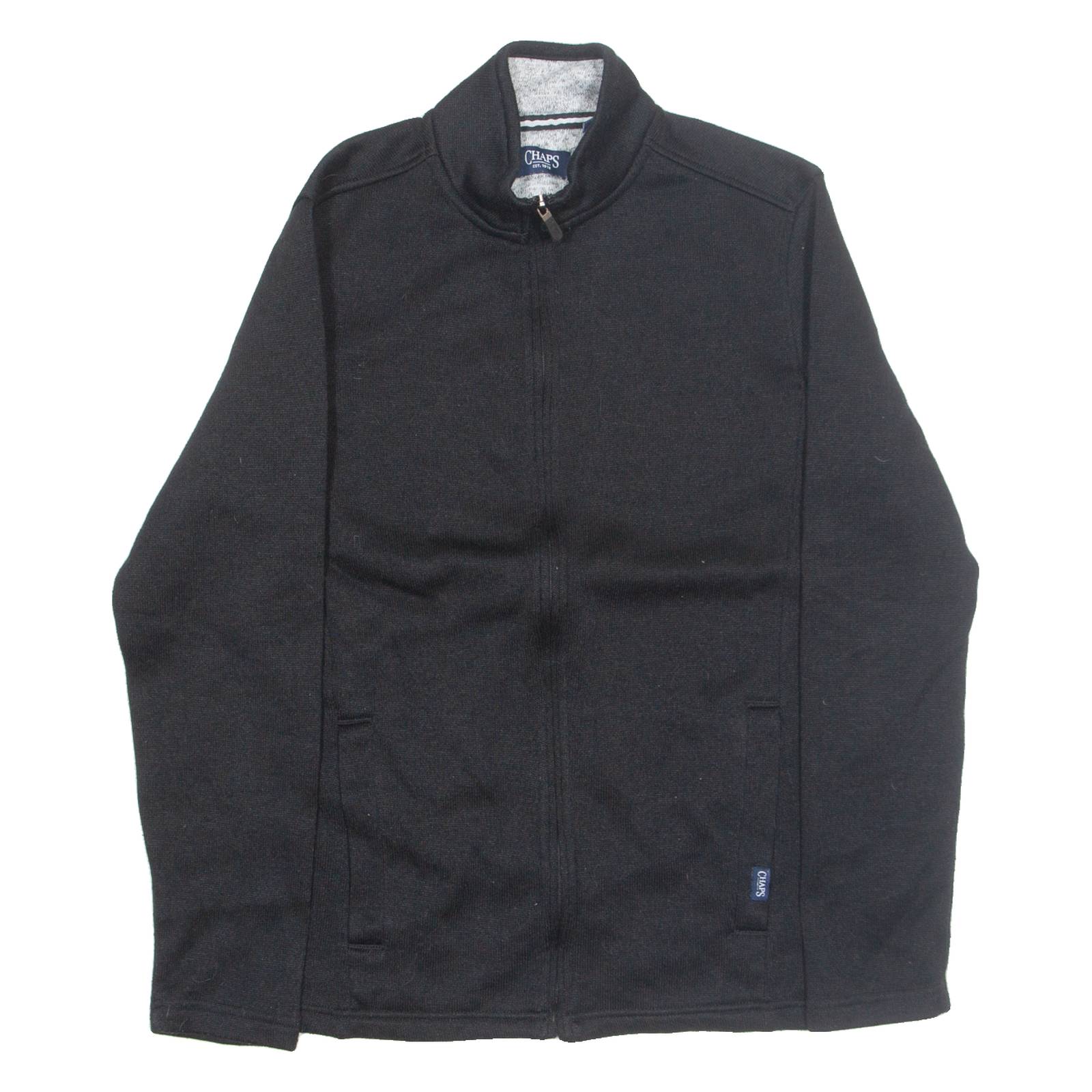 CHAPS Mens Fleece Jacket Black M