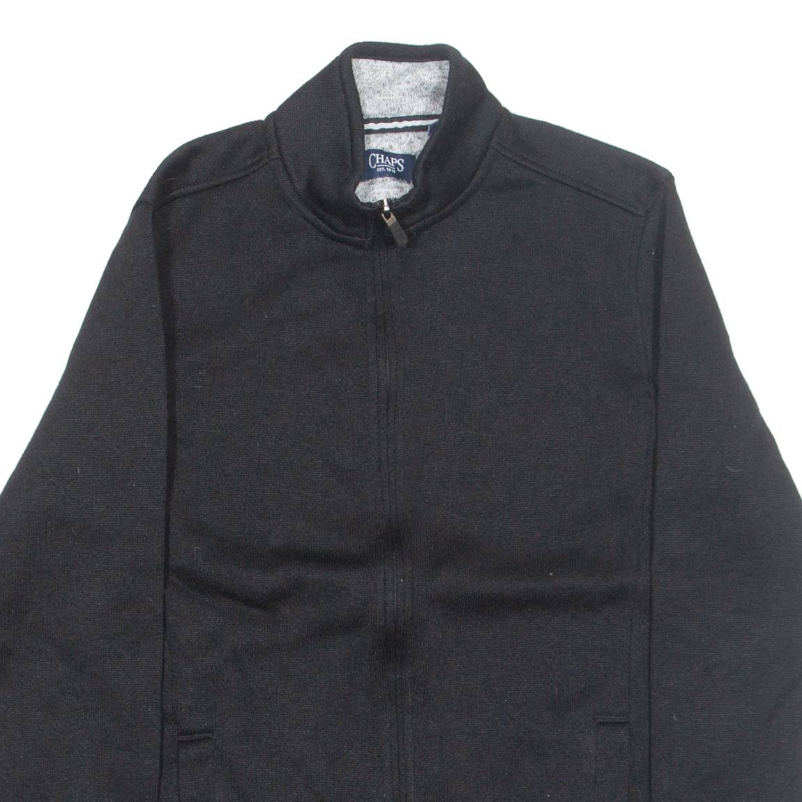 CHAPS Mens Fleece Jacket Black M