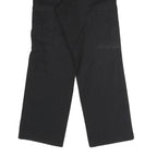 DICKIES Mens Polyester Blend Black Regular Straight Trousers W30 L32 Workwear