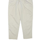 LEE Mens Cotton Blend Beige Relaxed Tapered Trousers W26 L28 Casual Wear