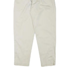 LEE Mens Cotton Blend Beige Relaxed Tapered Trousers W26 L28 Casual Wear