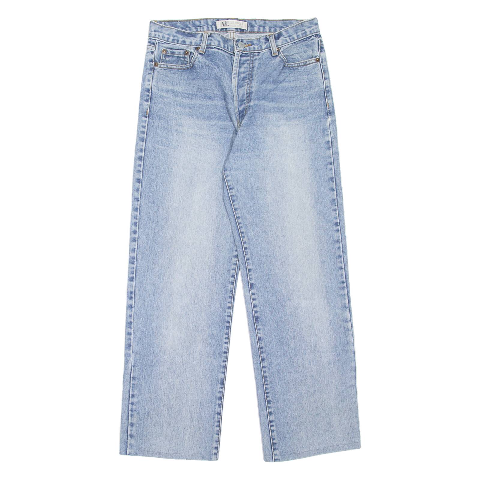 YES OR NO Lea Womens Jeans Blue Regular Skinny Stone Wash W28 L27