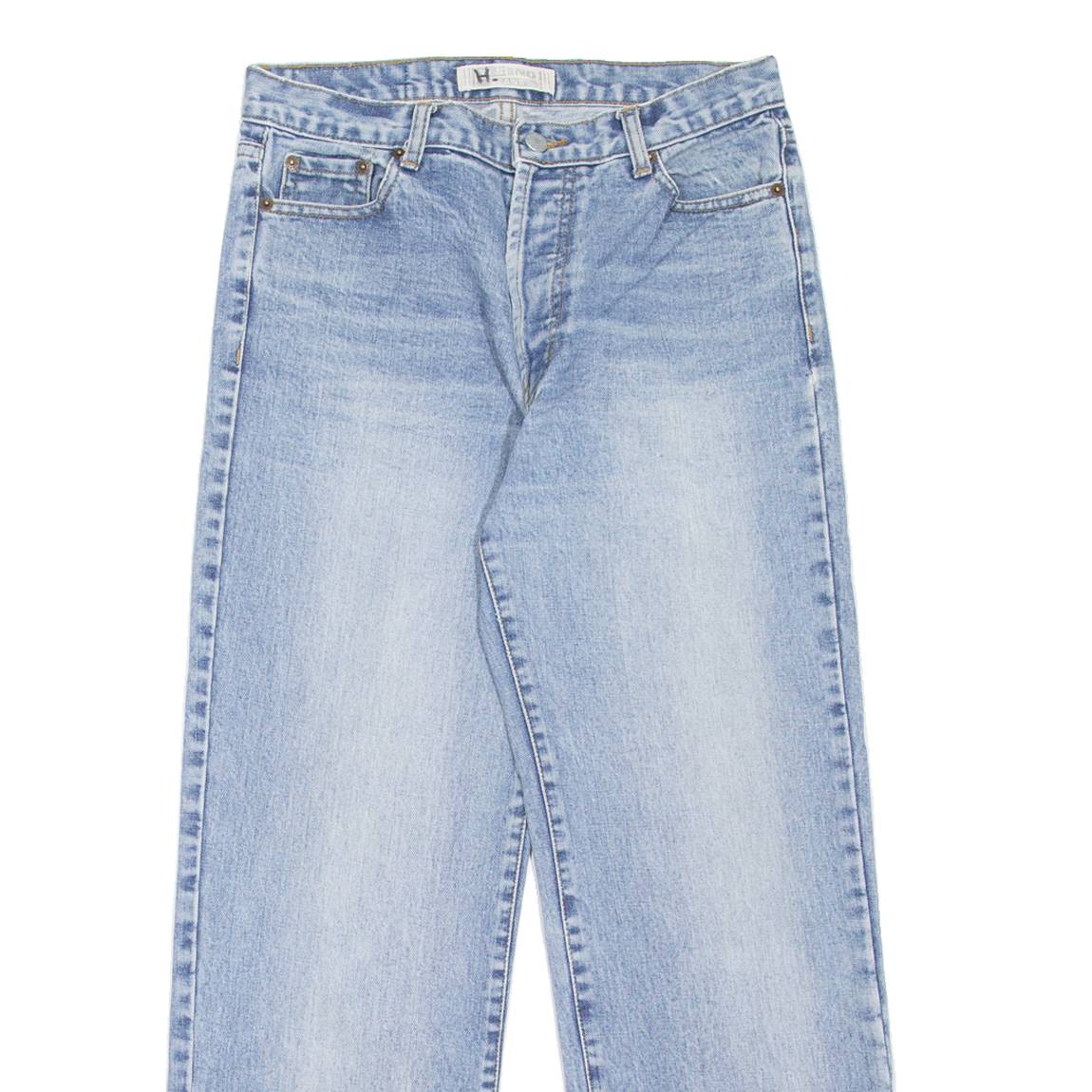 YES OR NO Lea Womens Jeans Blue Regular Skinny Stone Wash W28 L27