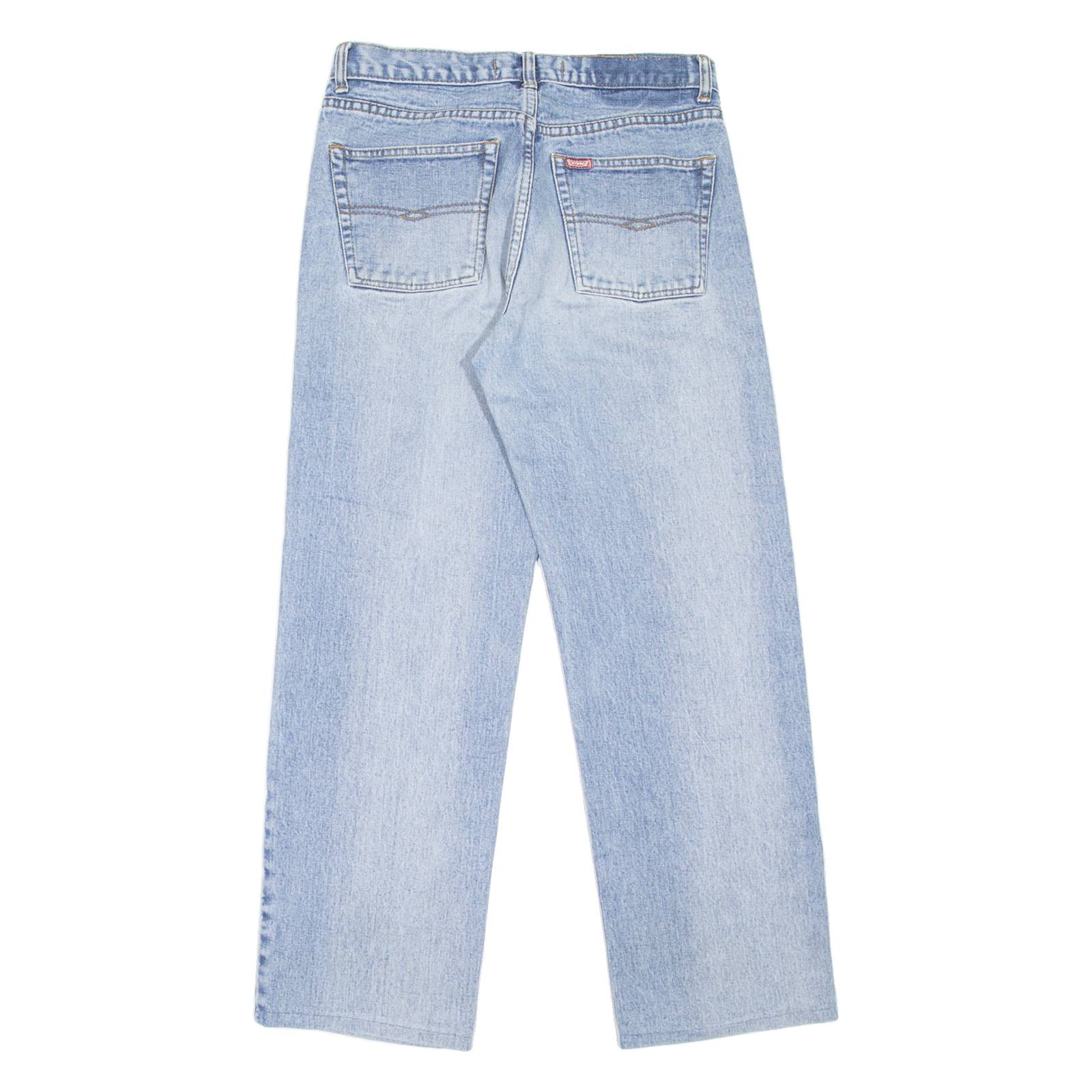 YES OR NO Lea Womens Jeans Blue Regular Skinny Stone Wash W28 L27