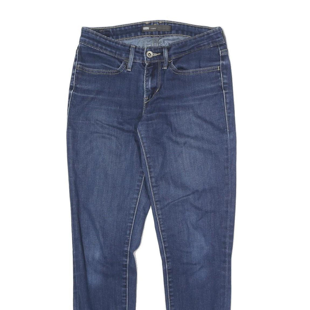 LEVI'S Womens Jeans Blue Slim Skinny Denim Medium W26 L27 Stretch Comfortable
