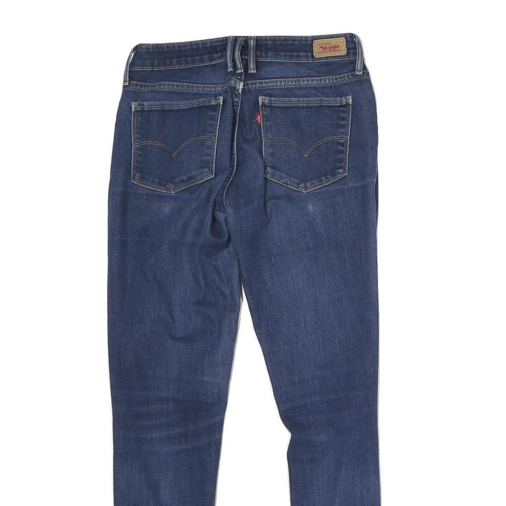LEVI'S Womens Jeans Blue Slim Skinny Denim Medium W26 L27 Stretch Comfortable