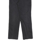 ARMANI JEANS Womens Cotton Blend Black Regular Straight Trousers W26 L28 Stylish