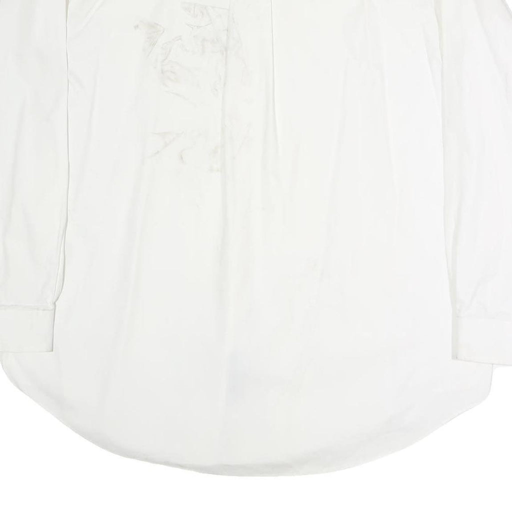 NAUTICA Mens White 2XL Cotton Long Sleeve Shirt Classic Fit Button Closure