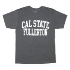 CHAMPION Mens Grey Cal State Fullerton Graphic T-Shirt M Short Sleeve Crew Neck