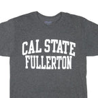 CHAMPION Mens Grey Cal State Fullerton Graphic T-Shirt M Short Sleeve Crew Neck