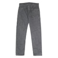 LEVI'S 502 Mens Grey Regular Straight Denim Medium W30 L32 Cotton Blend Zip