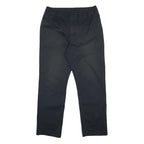 NIKE SB Mens Cotton Blend Black Regular Straight Trousers W28 L26 Zip Closure