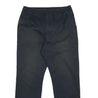 NIKE SB Mens Cotton Blend Black Regular Straight Trousers W28 L26 Zip Closure