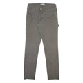 DICKIES Carpenter Womens Trousers Grey Slim Straight W30 L30