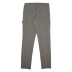 DICKIES Carpenter Womens Trousers Grey Slim Straight W30 L30