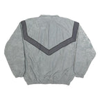 SKILCRAFT Mens Grey Army Nylon Track Jacket L Lightweight Zip Closure