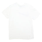 NIKE Mens White L Graphic T-Shirt Short Sleeve Crew Neck Sportswear Casual
