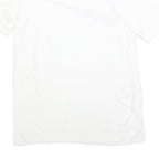 NIKE Mens White L Graphic T-Shirt Short Sleeve Crew Neck Sportswear Casual