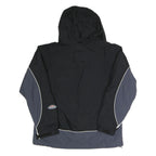 COLUMBIA Womens Black & Grey Outdoor Jacket XL Polyester Blend Zip Hooded