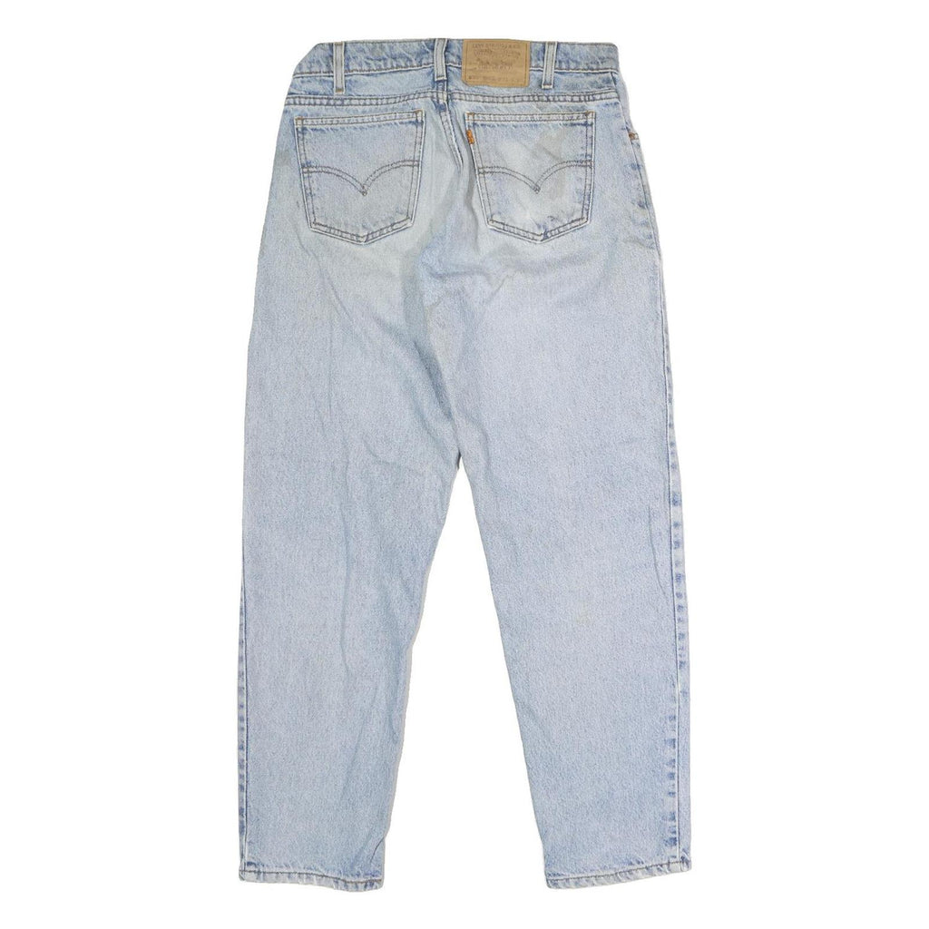 LEVI'S 550 Mens Jeans Blue Regular Straight Denim Light W31 L28 Classic Fit