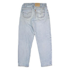 LEVI'S 550 Mens Jeans Blue Regular Straight Denim Light W31 L28 Classic Fit