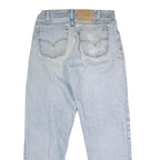 LEVI'S 550 Mens Jeans Blue Regular Straight Denim Light W31 L28 Classic Fit