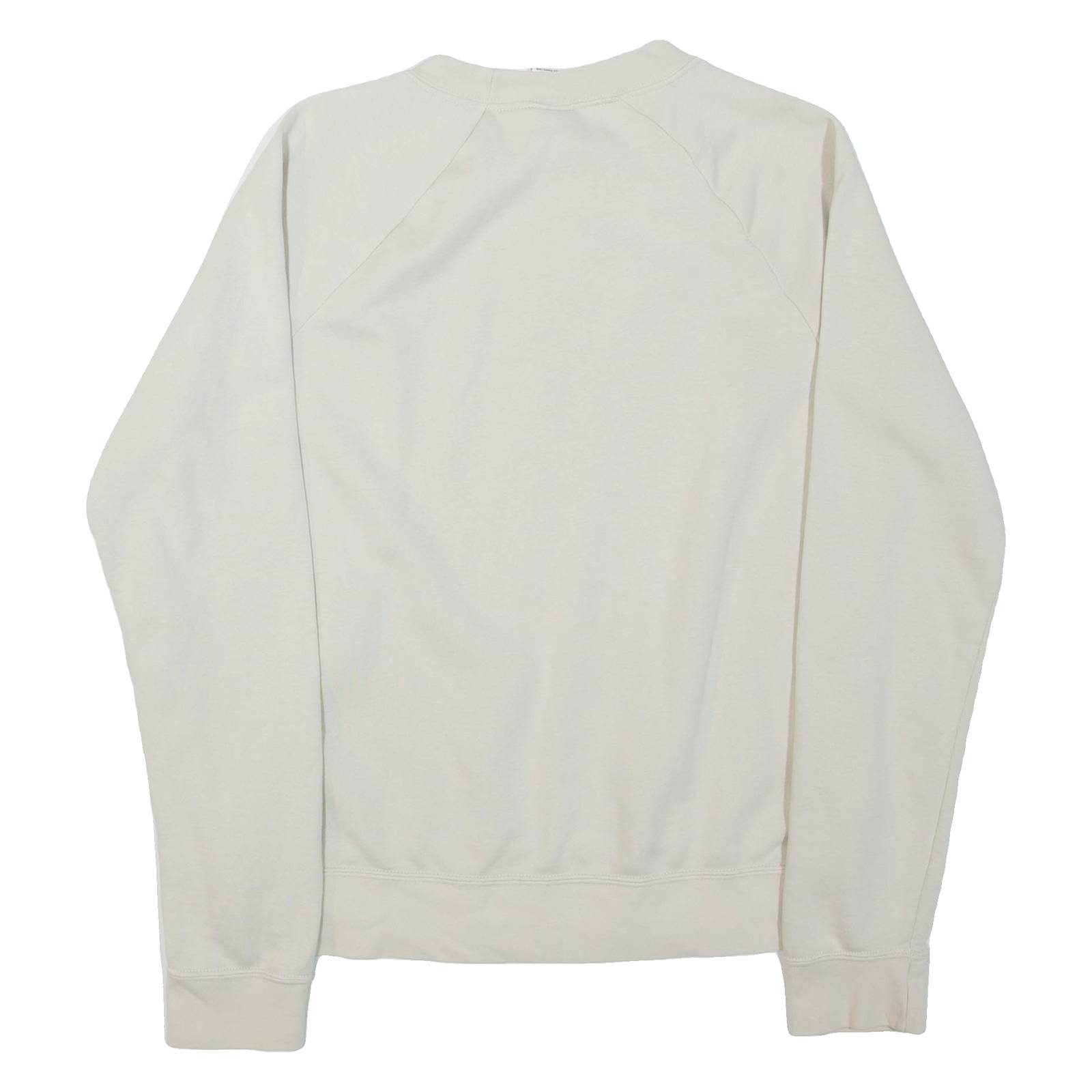 NIKE Womens Sweatshirt Beige Crew Neck M