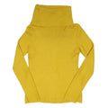 BANANA REPUBLIC Womens Yellow Fashion Jumper Roll Neck Basic Knit M Comfortable