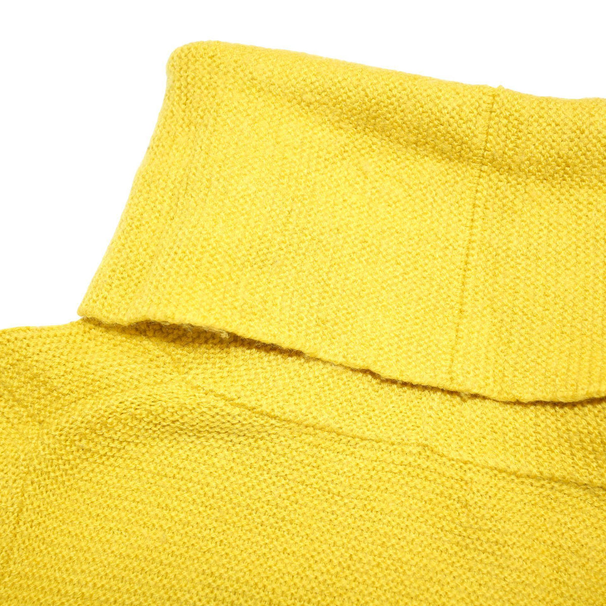 BANANA REPUBLIC Womens Yellow Fashion Jumper Roll Neck Basic Knit M Comfortable
