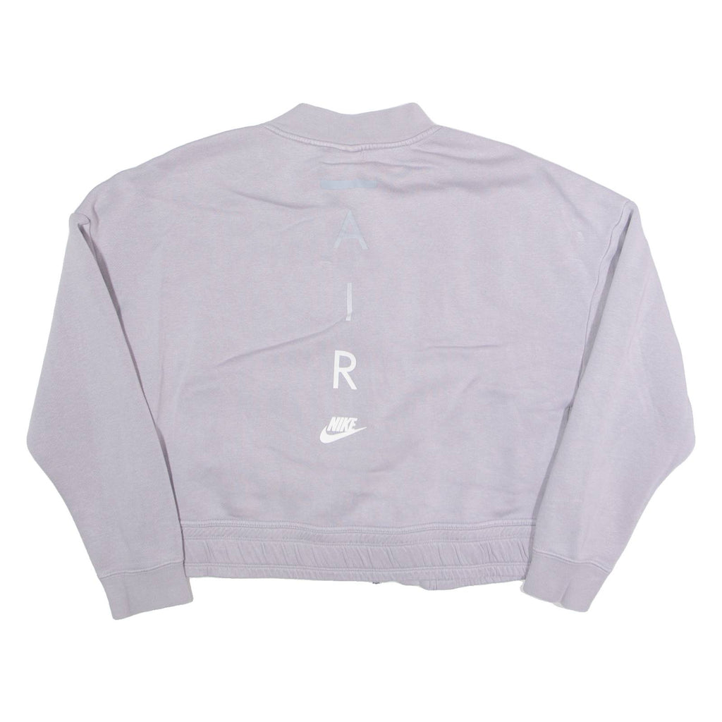 NIKE Womens Fleece Jacket Grey S