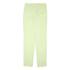 MARIE VALOIS Womens Cotton Blend Slim Cream Trousers W32 L34 Zip Fit