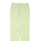 MARIE VALOIS Womens Cotton Blend Slim Cream Trousers W32 L34 Zip Fit