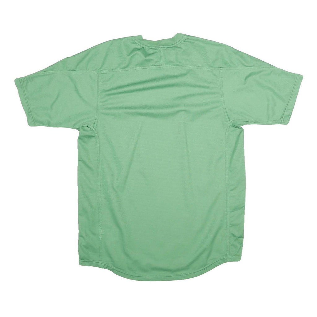 NIKE Mens Green Crew Neck Short Sleeve T-Shirt M Swoosh Logo Sportswear