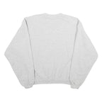 CHAMPION Womens Grey Cotton Blend Crew Neck Sweatshirt L Casual Pullover