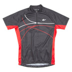 Cycling Mens Jersey Black 1/4 Zip L