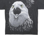 ROCK EAGLE Single Stitch Mens Black Eagle Graphic T-Shirt L Short Sleeve