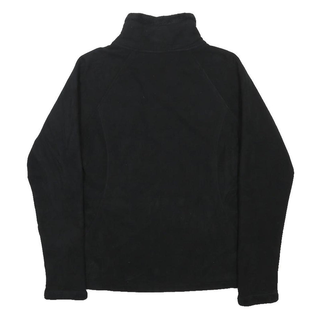 THE NORTH FACE Womens Black Fleece Jacket S Polyester Zip Classic Outdoor Warm